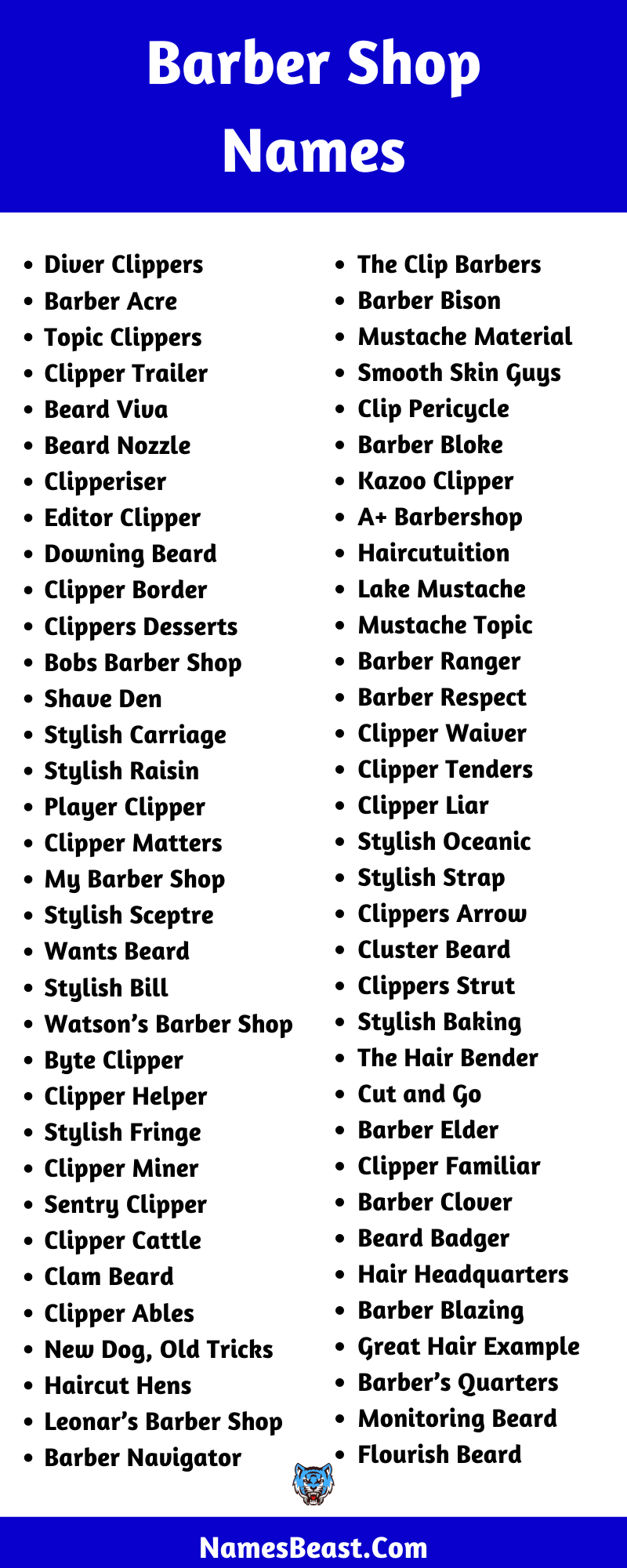 650+ Barber Shop Names Ideas and Suggestions