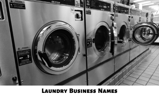 Laundry Business Names Ideas