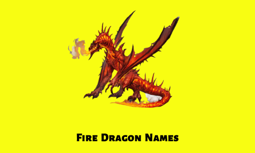 Fire Dragon Names