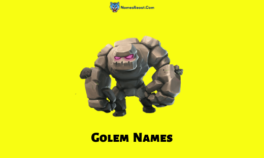 Golem Names
