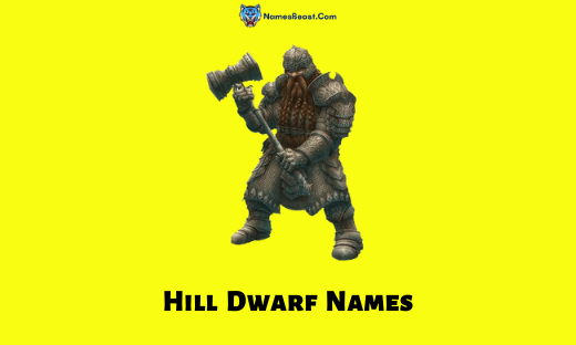Hill Dwarf Names