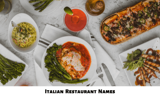 540 Italian Restaurant Names Ideas and Suggestions