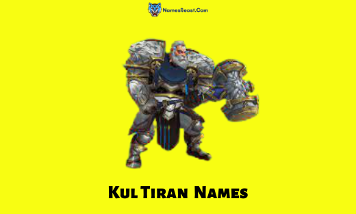 Kul Tiran Names
