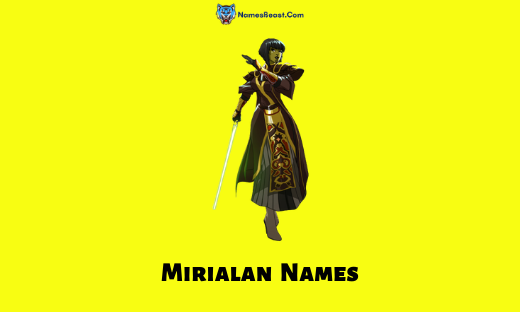 Mirialan Names