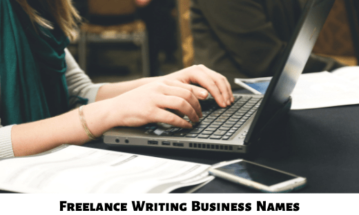 Freelance Writing Business Names