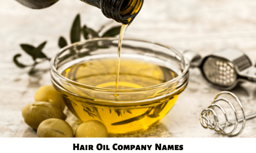 Hair Oil Company Names