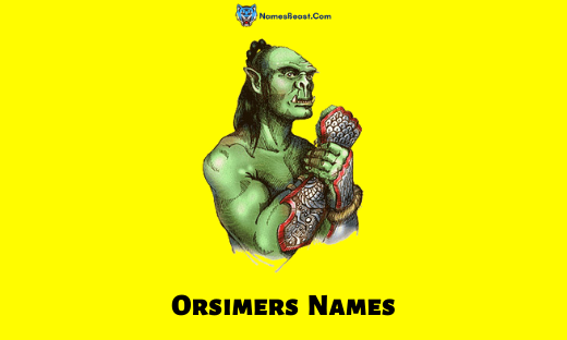 Orsimers Names