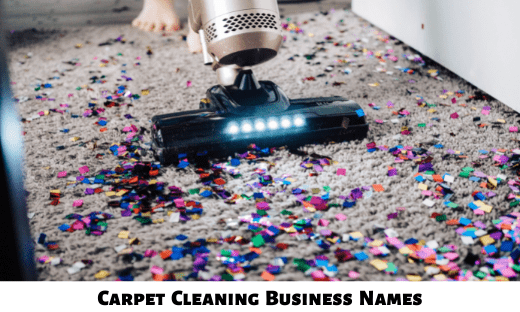 Carpet Cleaning Business Names
