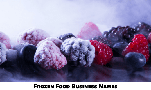 Frozen Food Business Names