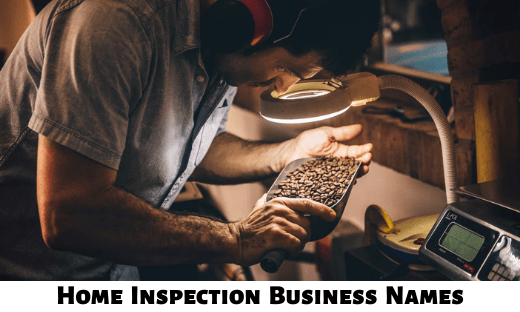 Home Inspection Business Names