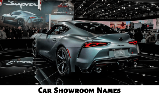 Car Showroom Names