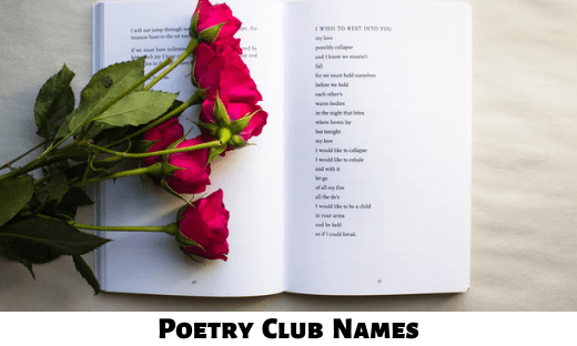 Poetry Club Names
