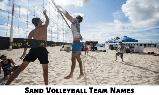 Sand Volleyball Team Names